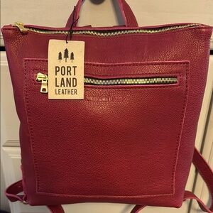 Portland Leather Backpack Cosmo NEW